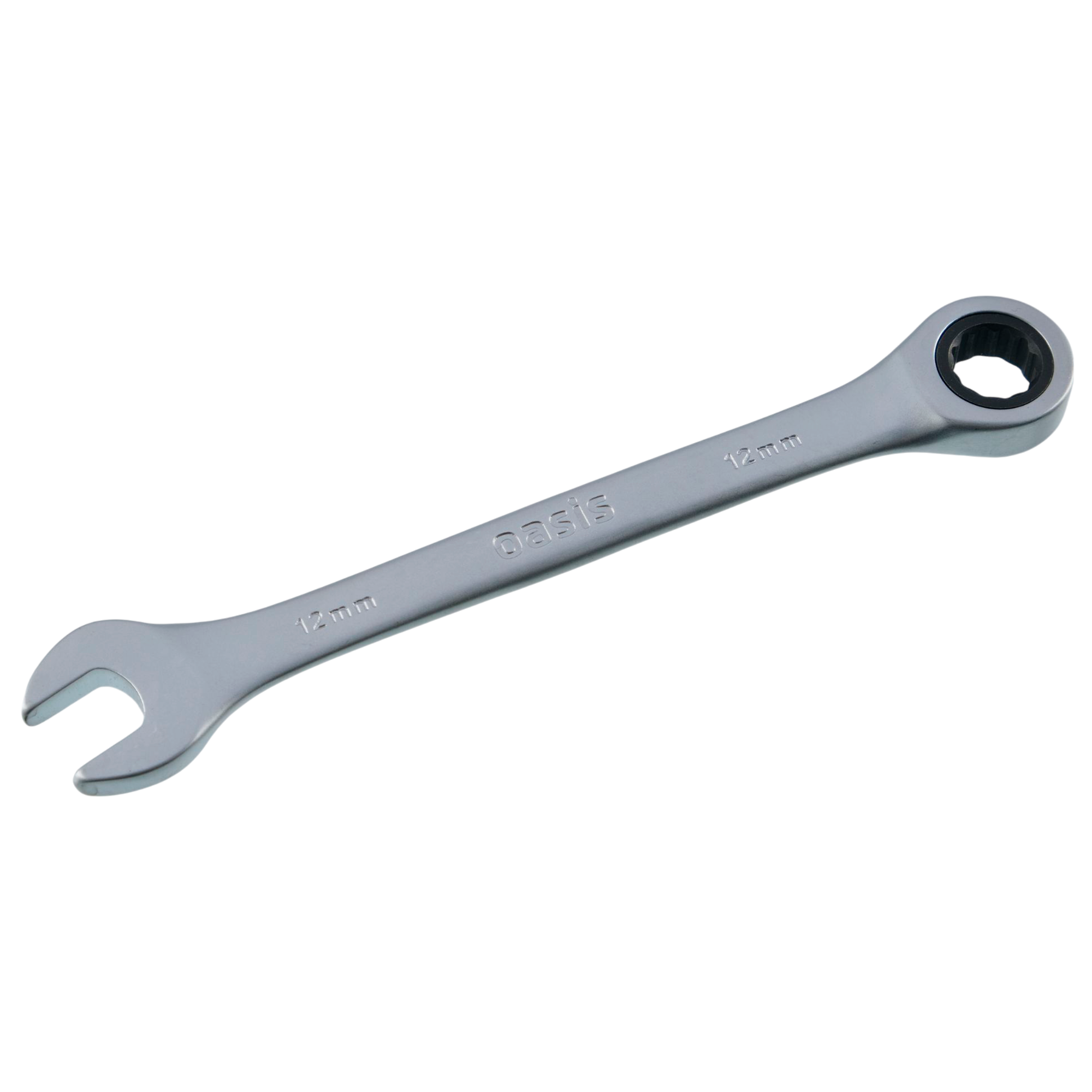 Изображение товара Ключ комбинированный с трещоткой Oasis 12 мм 157 мм профессиональный