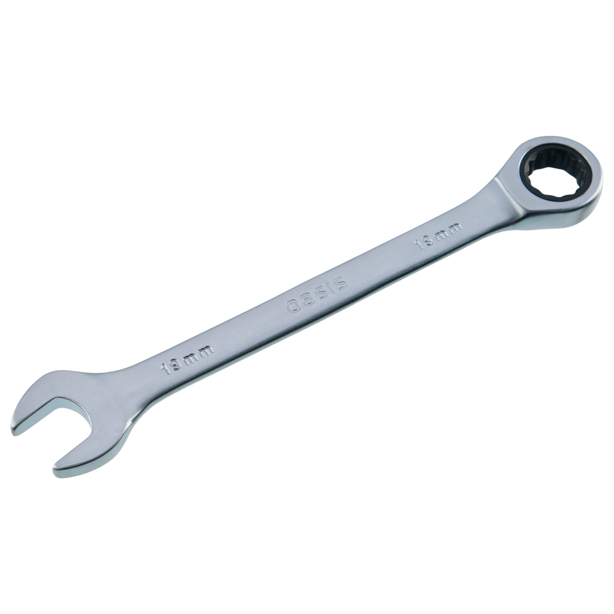 Изображение товара Ключ комбинированный с трещоткой Oasis 19 мм 103011502010 - универсальный инструмент для ремонта и