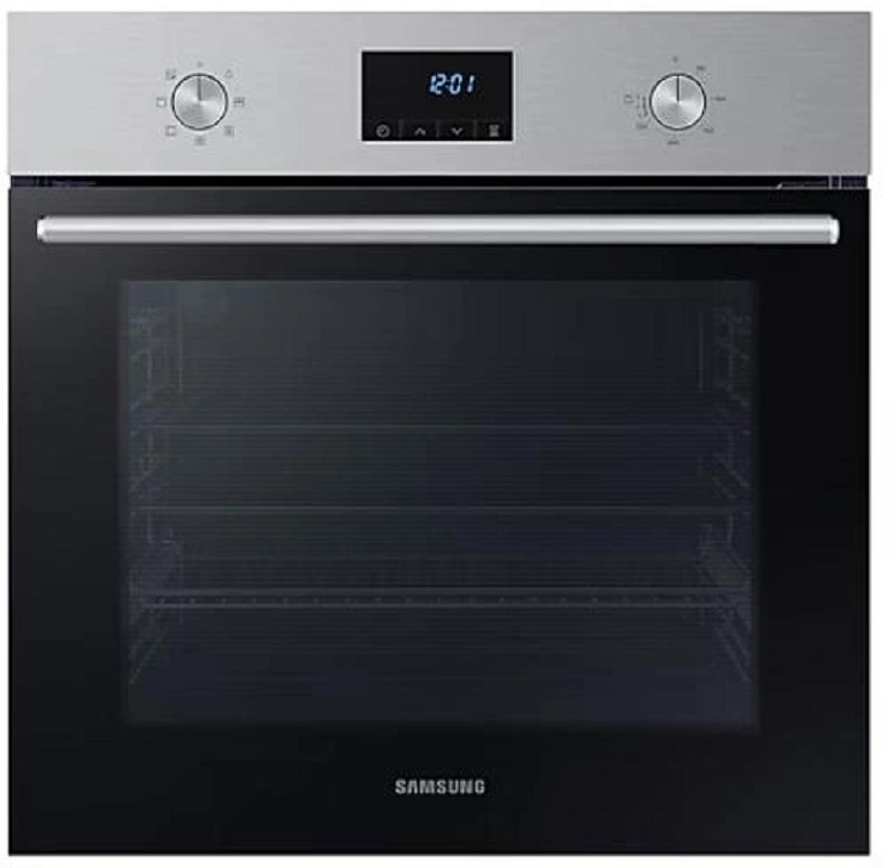 Изображение товара Встраиваемый духовой шкаф Samsung NV68A1145RS/WT 69х65х66 см цвет серый / серебристый