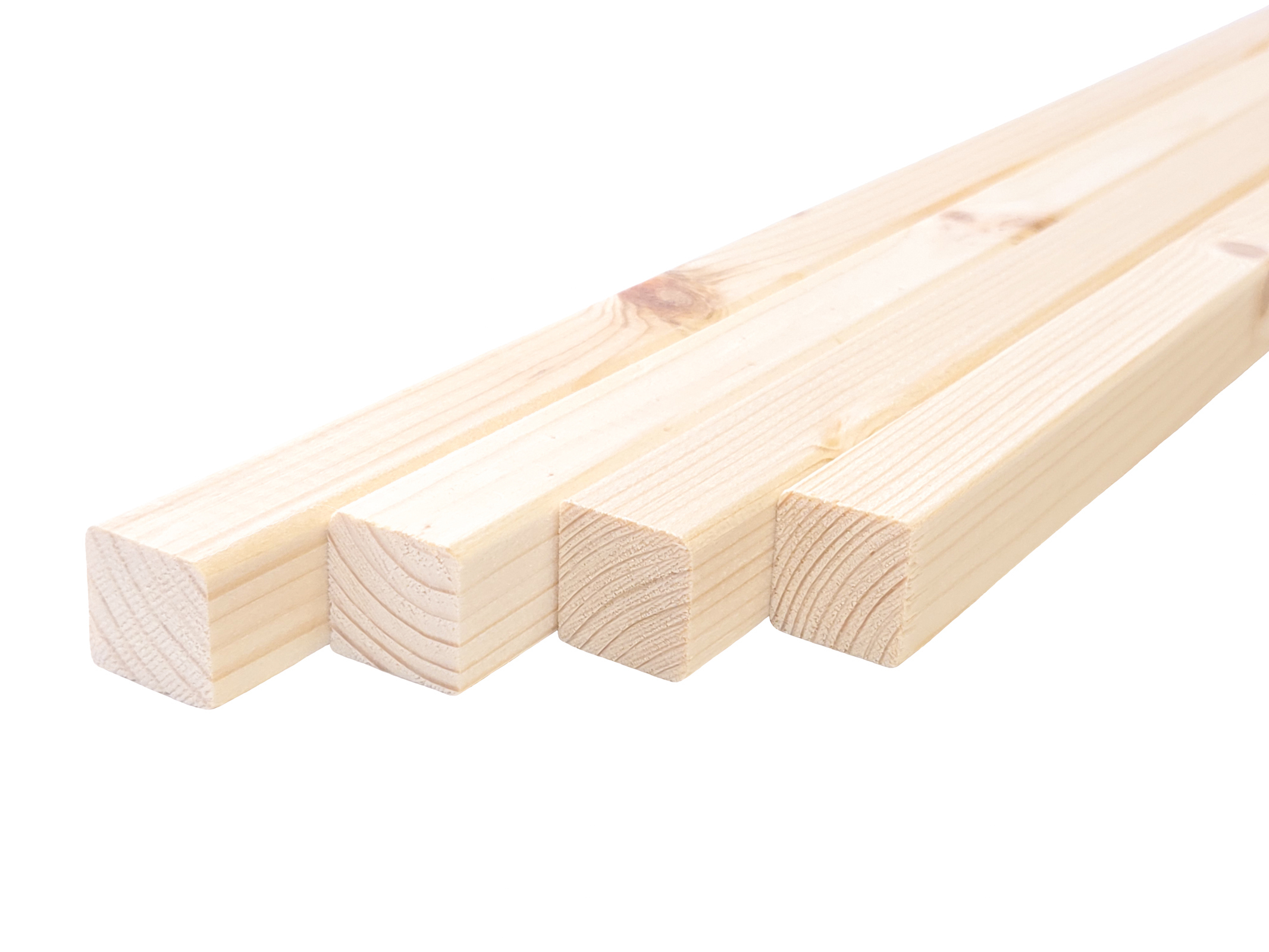 Изображение товара Рейка деревянная профилированная Timber&Style 20x20x1500мм сорт АВ хвоя комплект из 4шт