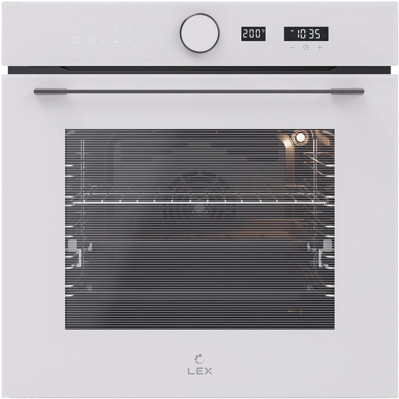 Изображение товара Встраиваемый духовой шкаф Lex EDM 1002 ONE WH 65х66х68 см цвет белый