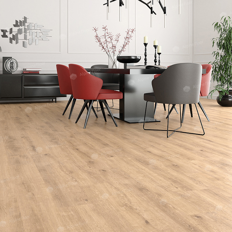 Изображение товара Ламинат Alpine Floor Legno Extra Дуб Карамель 33 класс 8 мм с фаской 1.85 м², цена за упаковку