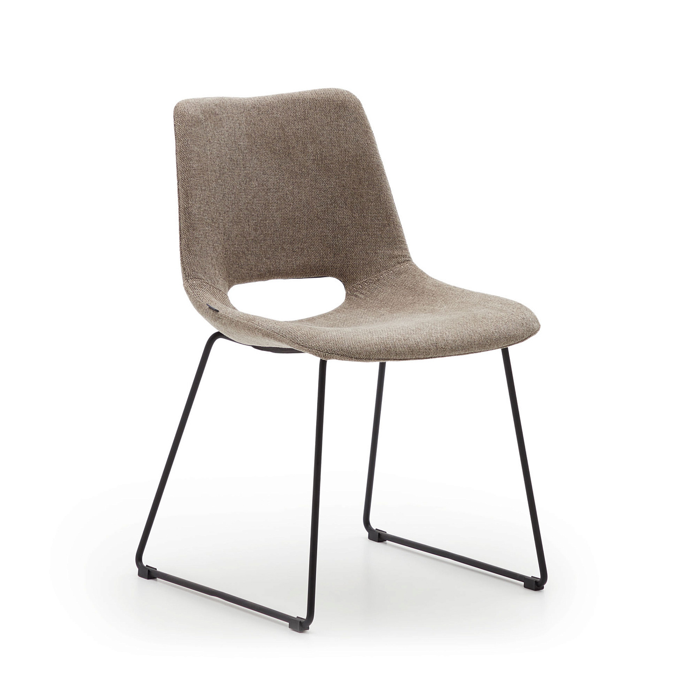 Изображение товара Стул La forma Zahara 43x78x49 см текстиль цвет коричневый Изображение товара Стул La forma Zahara 43x78x49 см текстиль цвет коричневый