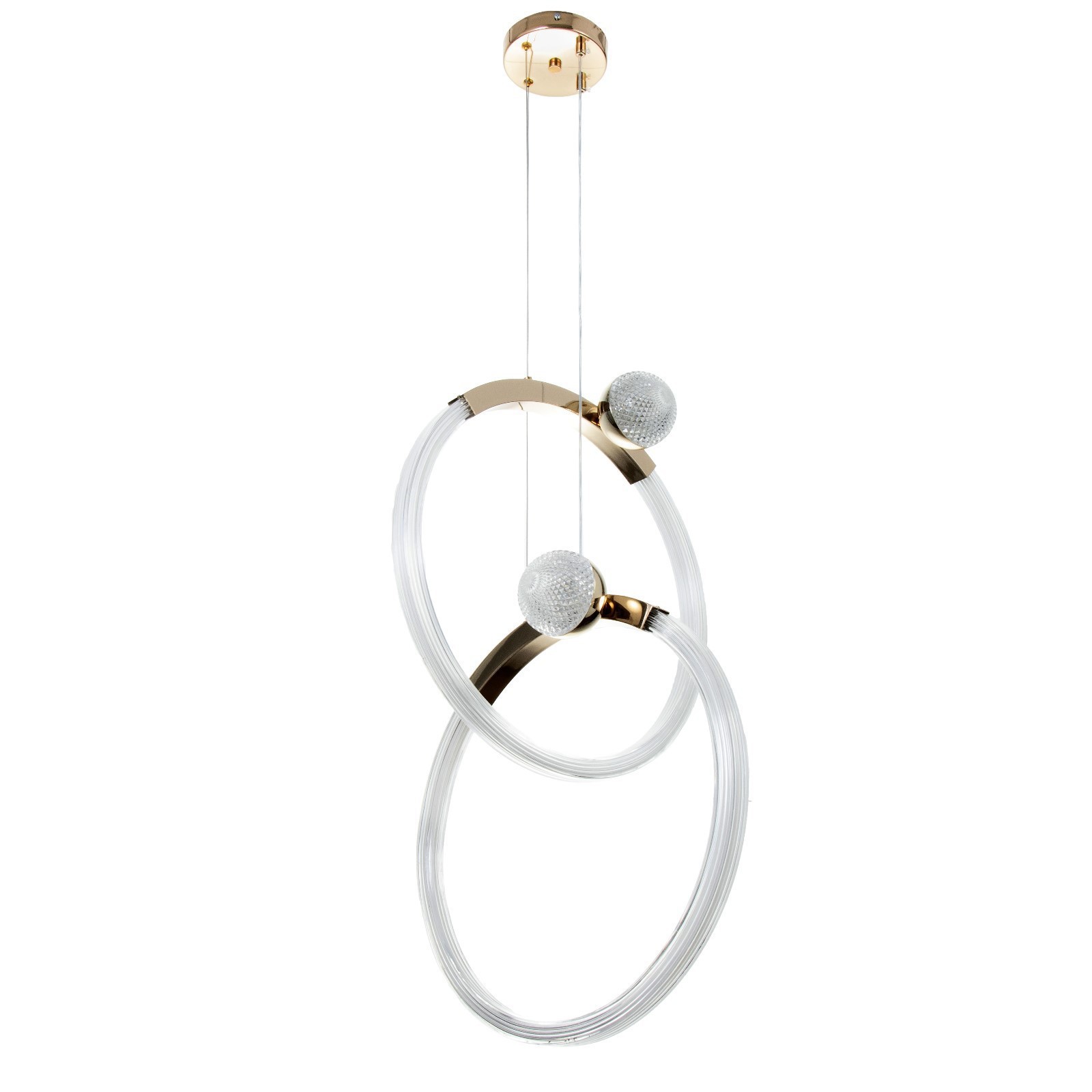 Изображение товара Светильник подвесной светодиодный Bayerlux 9216959 3 м² нейтральный белый свет цвет золотой