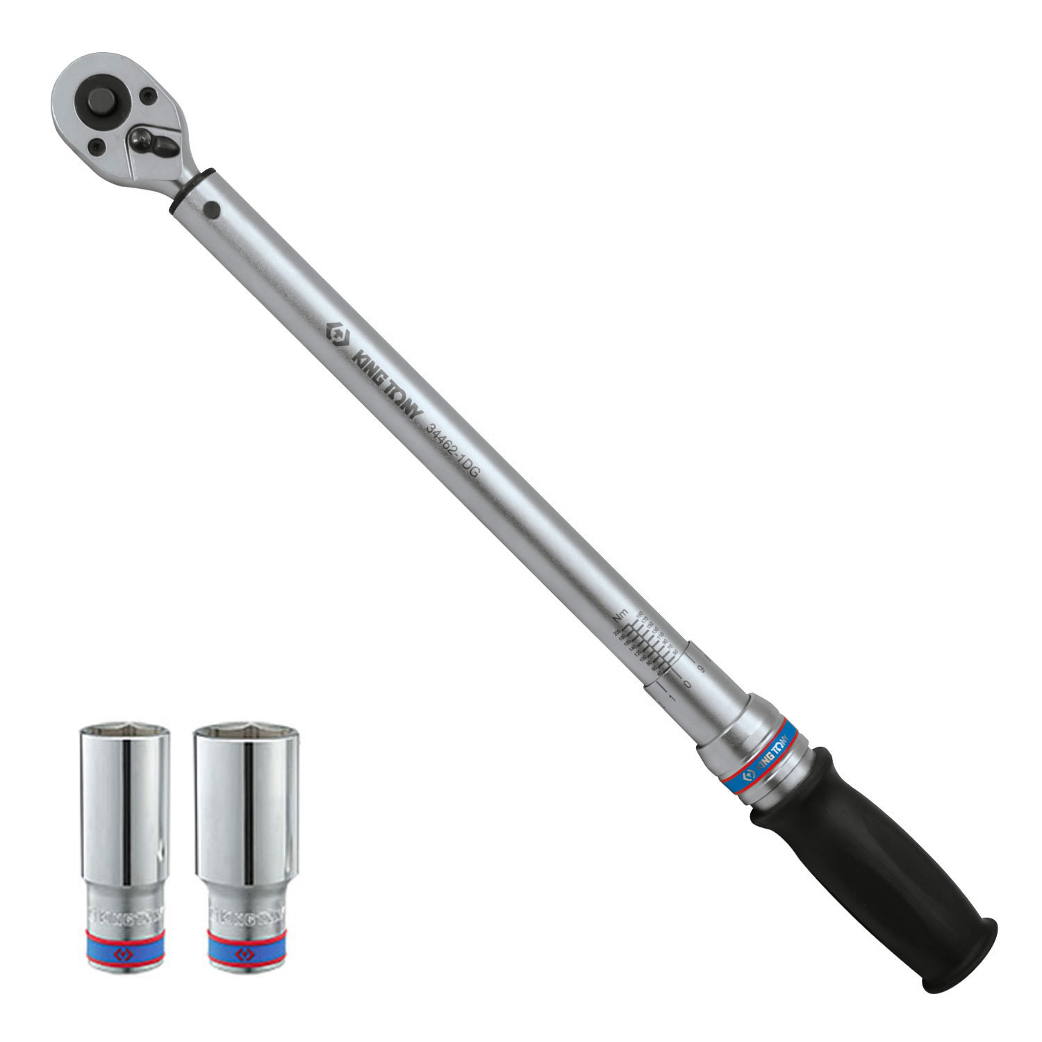 Изображение товара Динамометрический ключ King Tony Exact 1/2 дюйма 40-200 Нм щелчковый инструмент