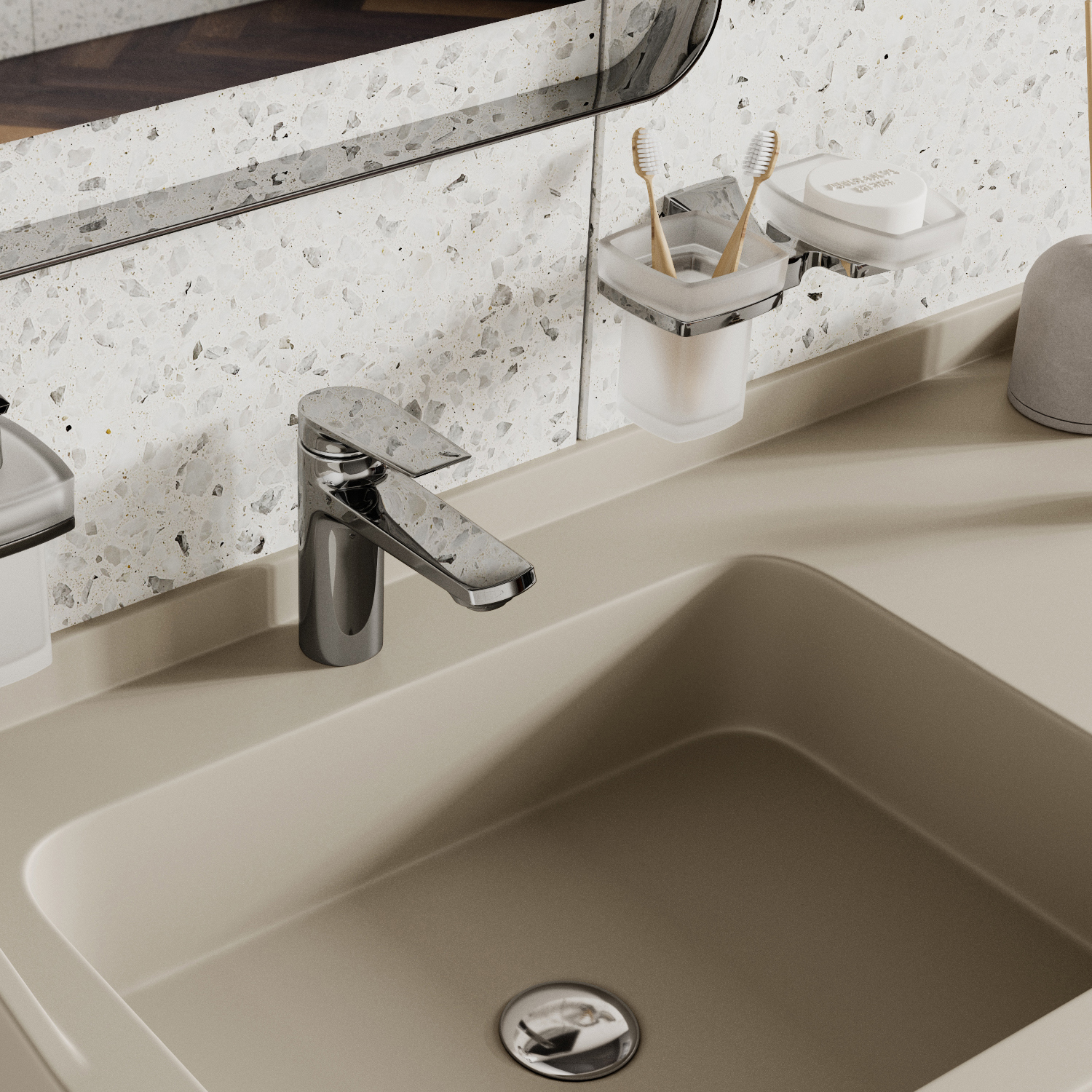 Изображение товара Смеситель для умывальника WasserKRAFT Lopau 3203