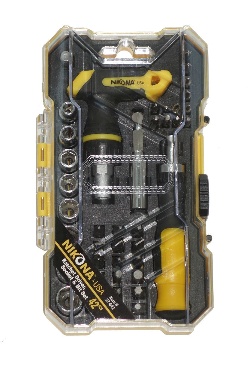 Изображение товара Набор отвертка со сменными насадками Nikona 27-642, 42 шт