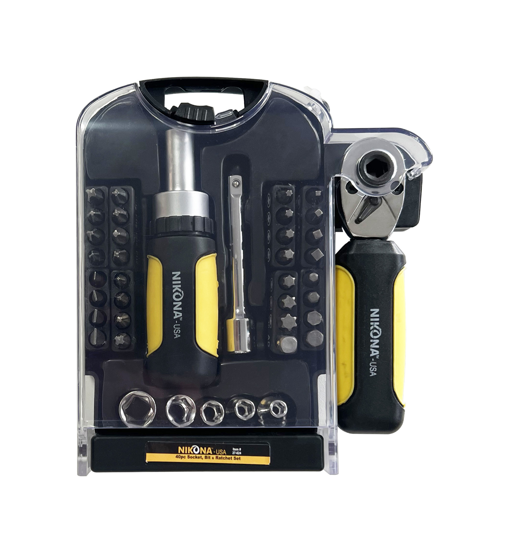 Изображение товара Набор отвертка со сменными насадками Nikona 27-624 на 40 комплектующих