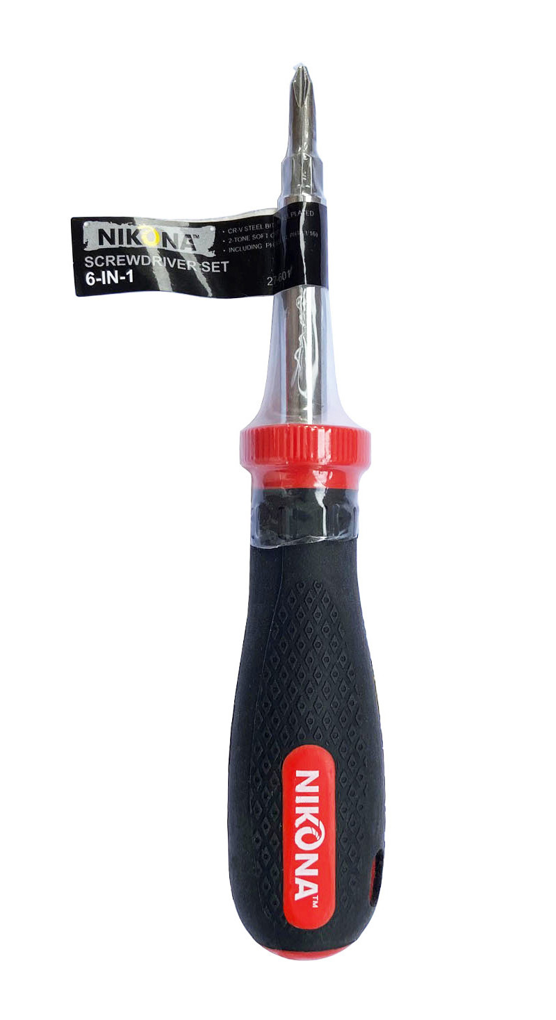Изображение товара Набор отверток со сменными насадками Nikona 27-601 2 шт прочные инструменты для монтажа