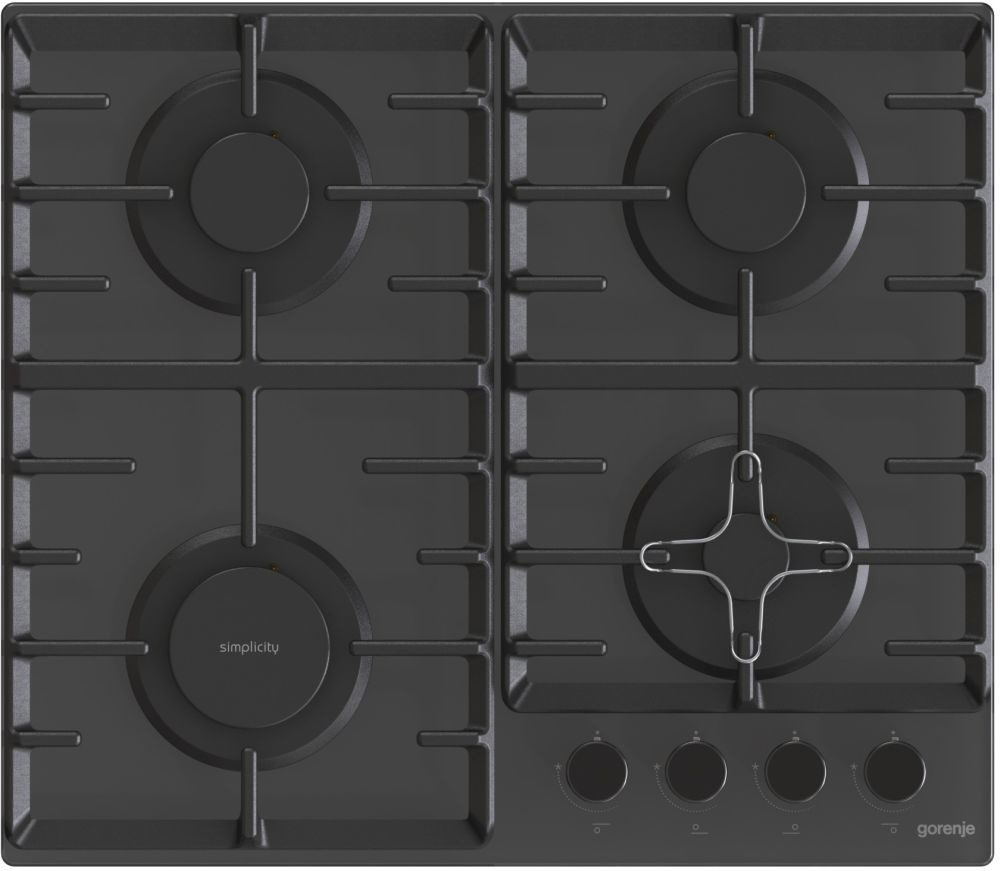 Изображение товара Газовая варочная панель Gorenje 58 см 4 конфорки цвет черный