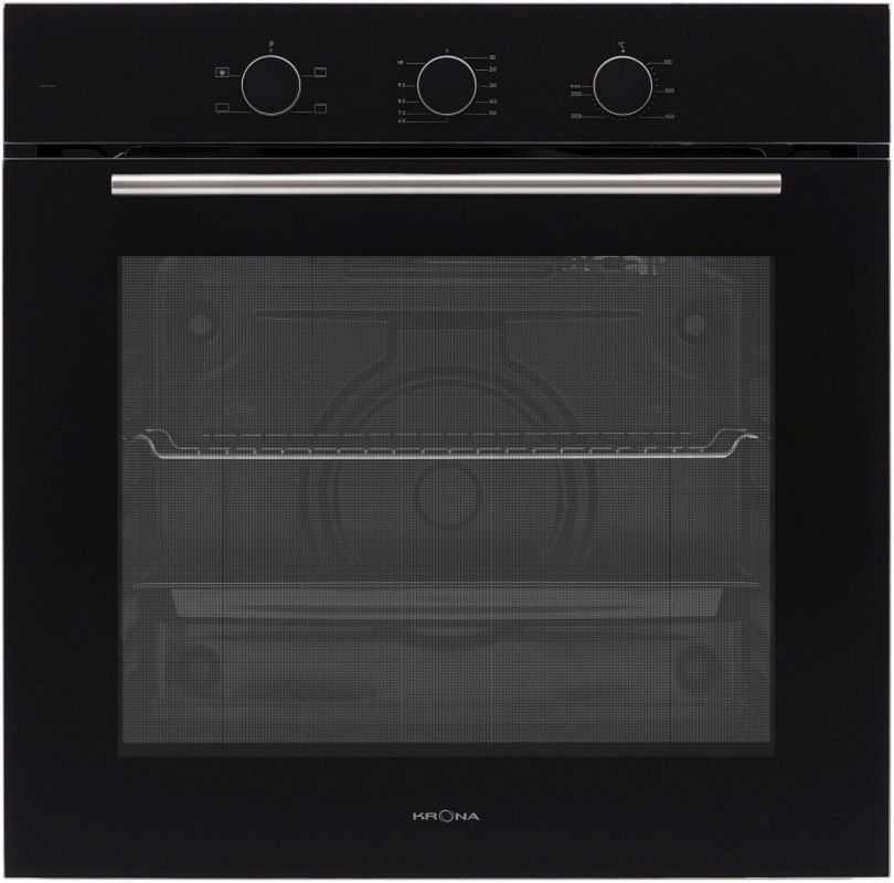 Изображение товара Встраиваемый электрический духовой шкаф Krona ELEMENT 60 BL черный 78 л