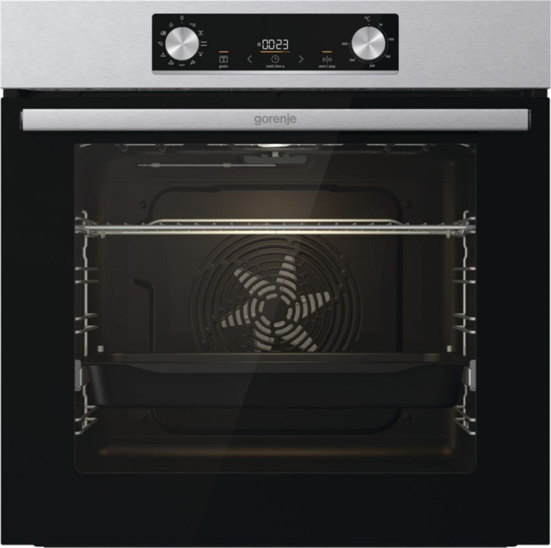 Изображение товара Встраиваемый электрический духовой шкаф Gorenje BO6735E05X черный 77л 11 режимов