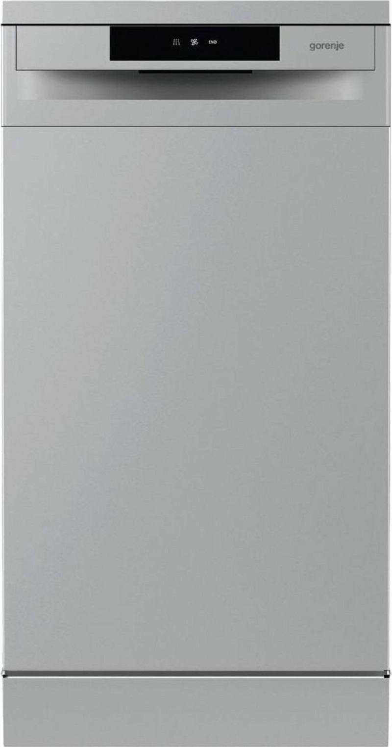 Изображение товара Посудомоечная машина Gorenje GS520E15S узкая 2 корзины встраиваемая нержавеющая сталь