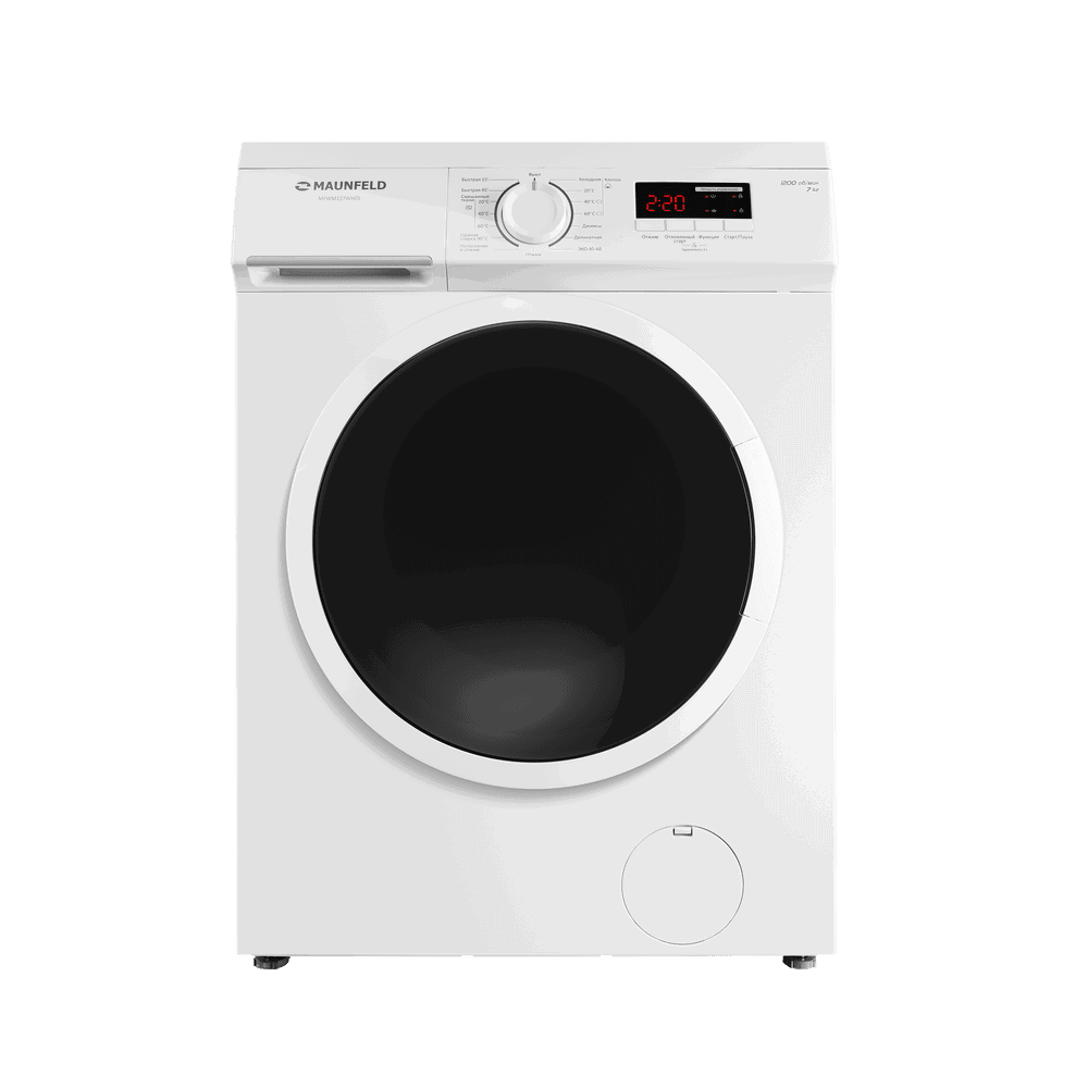 Изображение товара Стиральная машина Maunfeld MFWM127WH05 белый 7 кг фронтальная загрузка