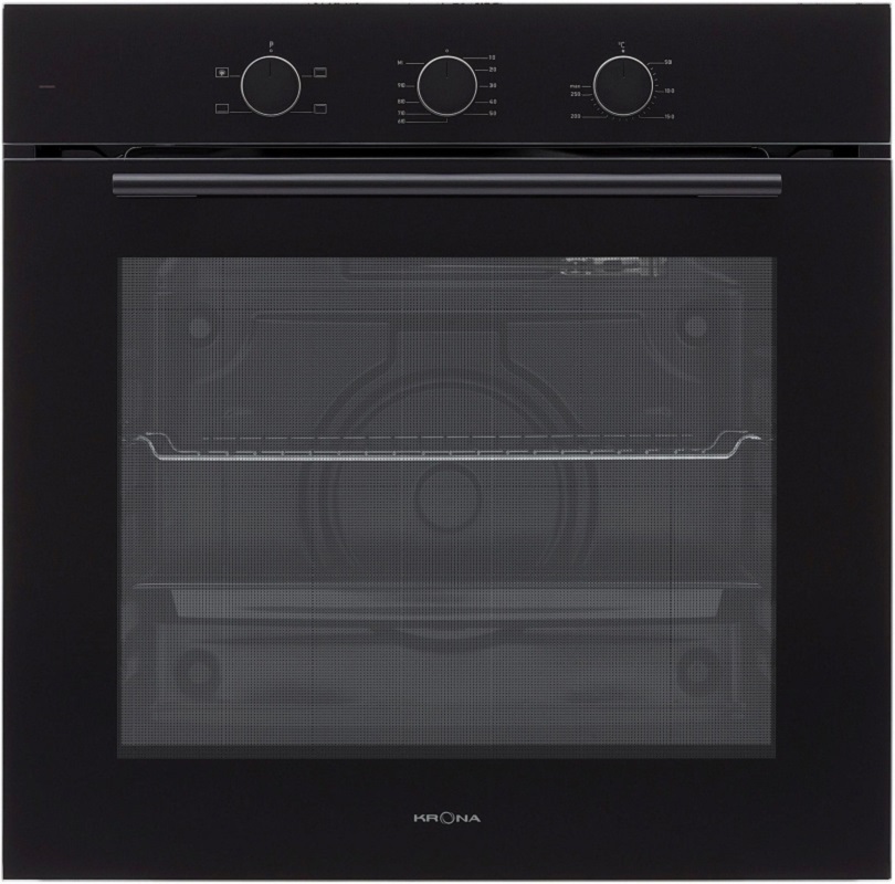 Изображение товара Встраиваемый электроский духовой шкаф Krona Element 60 BL/BL черный 78л