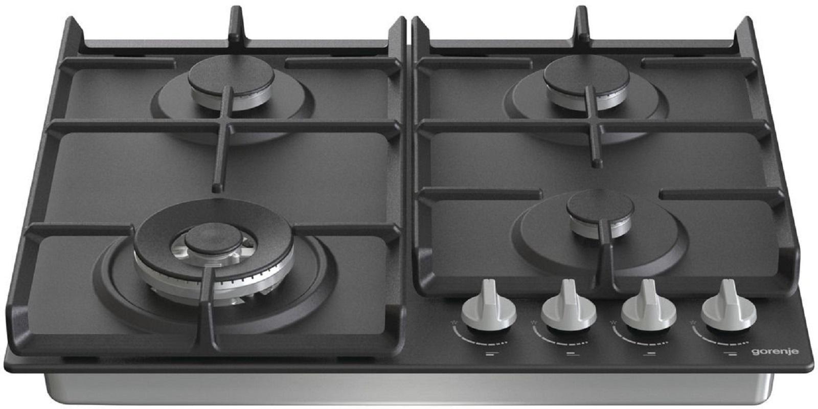 Изображение товара Газовая варочная панель Gorenje GW641EXB 4 конфорки черная встроенная