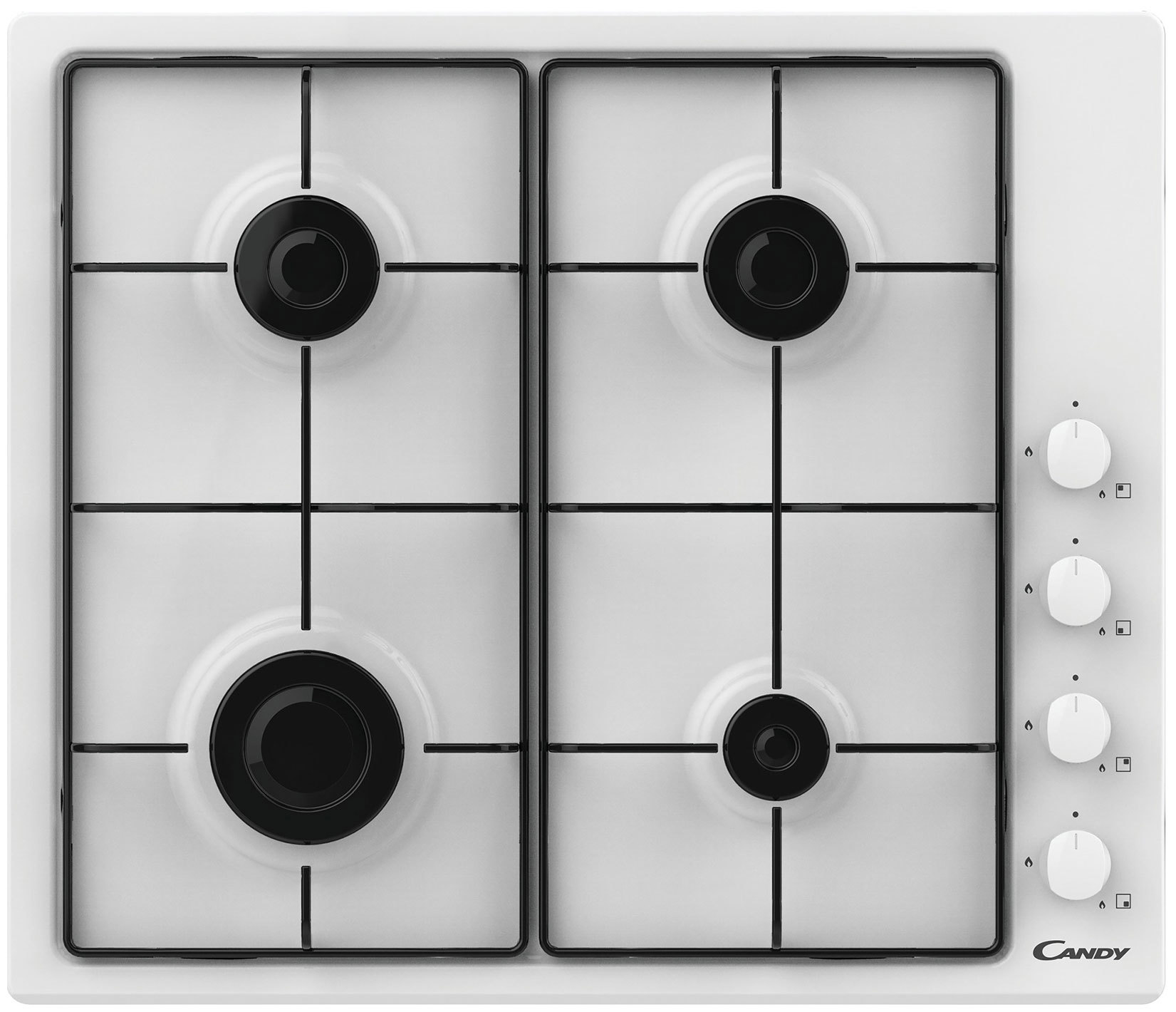Изображение товара Газовая варочная панель Candy CHW6WLW 59.5 см 4 конфорки цвет белый