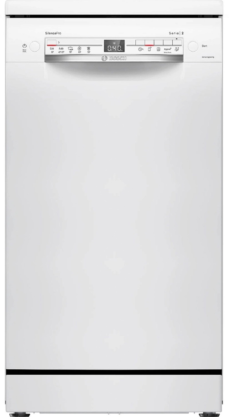 Изображение товара Посудомоечная машина Bosch SPS2HMW54Q узкая встроенная белая
