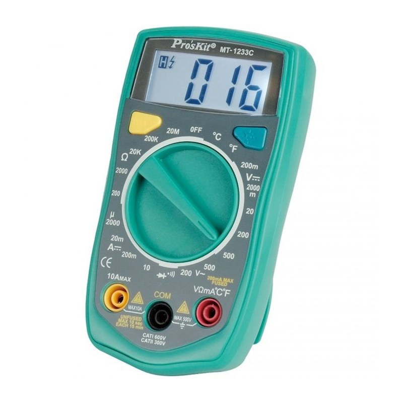 Изображение товара Мультиметр цифровой Proskit MT-1233C