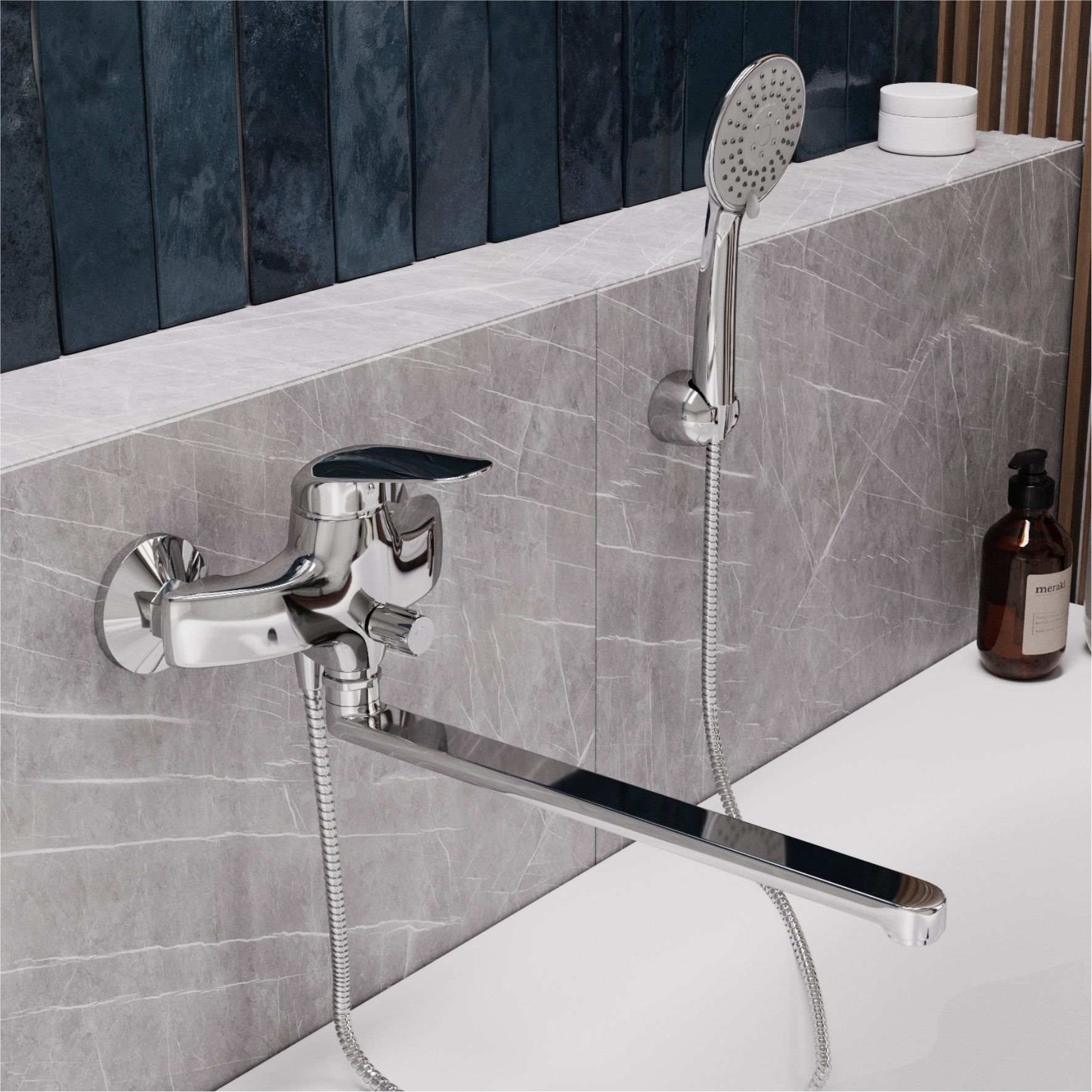 Изображение товара Смеситель для ванны WasserKRAFT 2802L