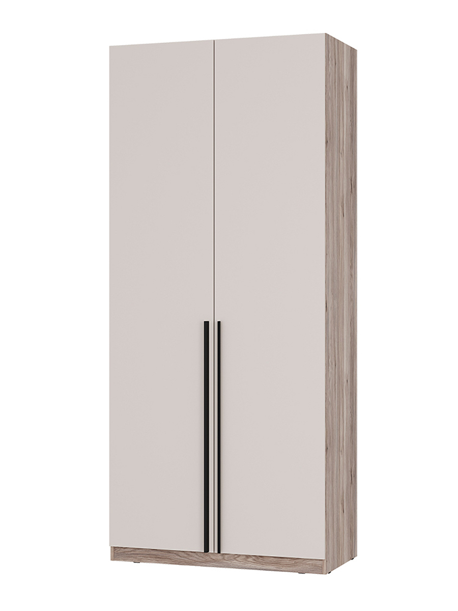 Изображение товара Шкаф распашной Bts МС Урбан 2-дверный 100x229.3 см ЛДСП дуб смоки/кашемир