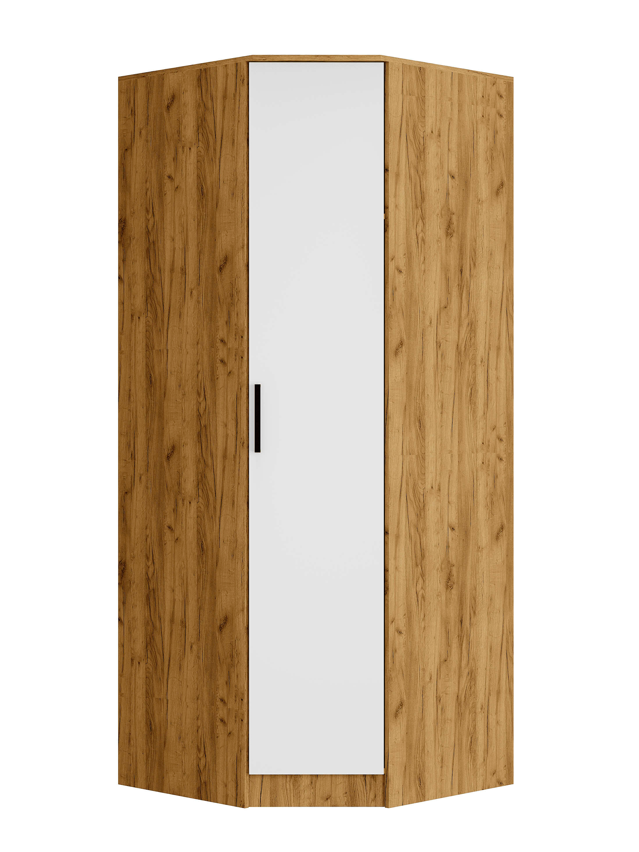 Изображение товара Шкаф распашной Bts МС Евро с 1 дверью 87.6x221.6x87.6 см ЛДСП цвет крафт/белый