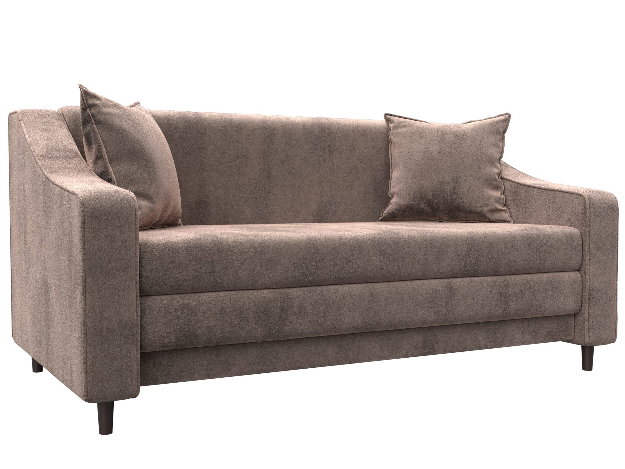 Изображение товара Диван прямой Лига-071 Лига диванов 129774 164x82x93 см велюр цвет tower 05 бежевый