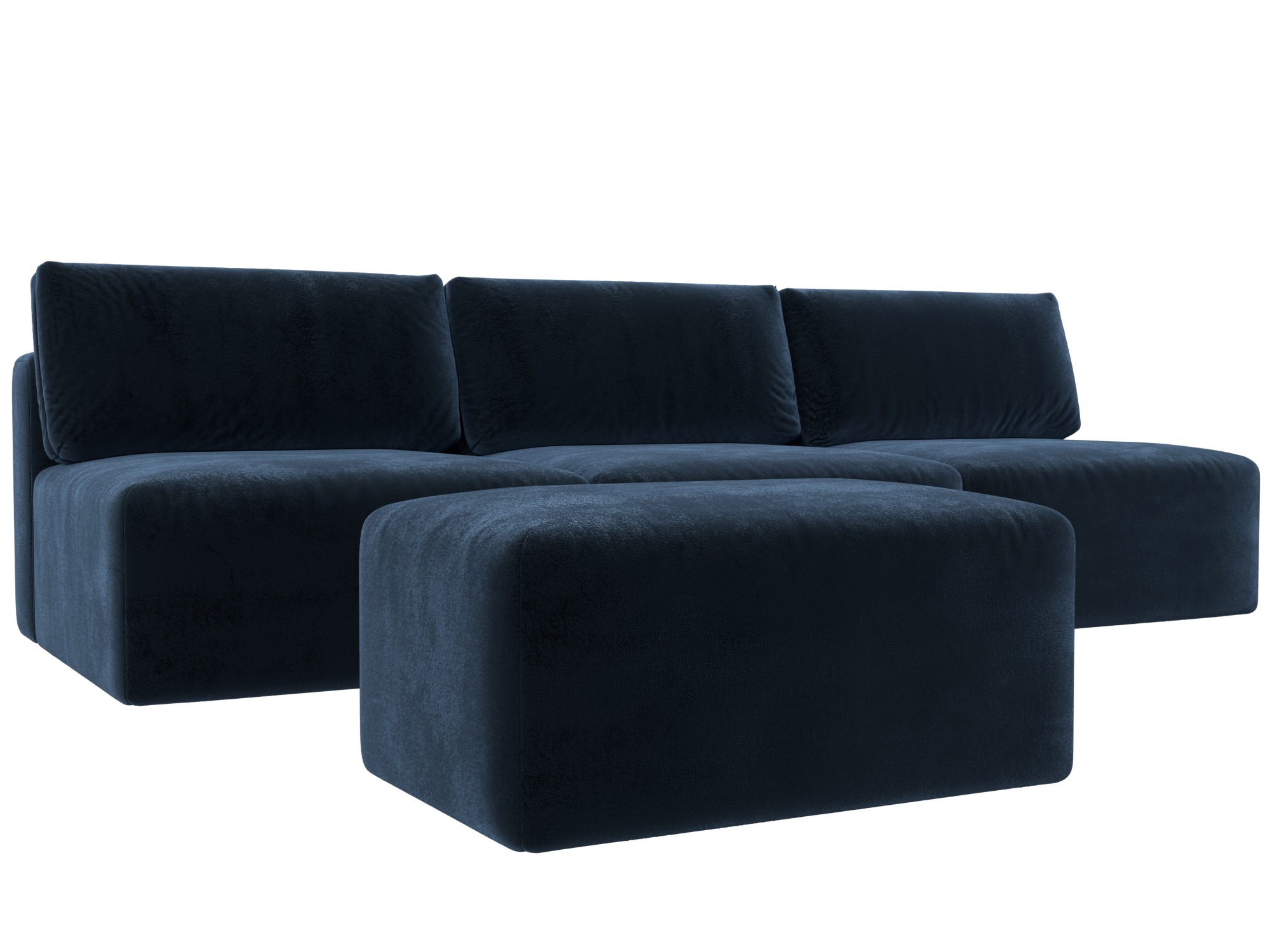 Изображение товара Диван прямой модульный с пуфом Лига-060 НПБ Лонг