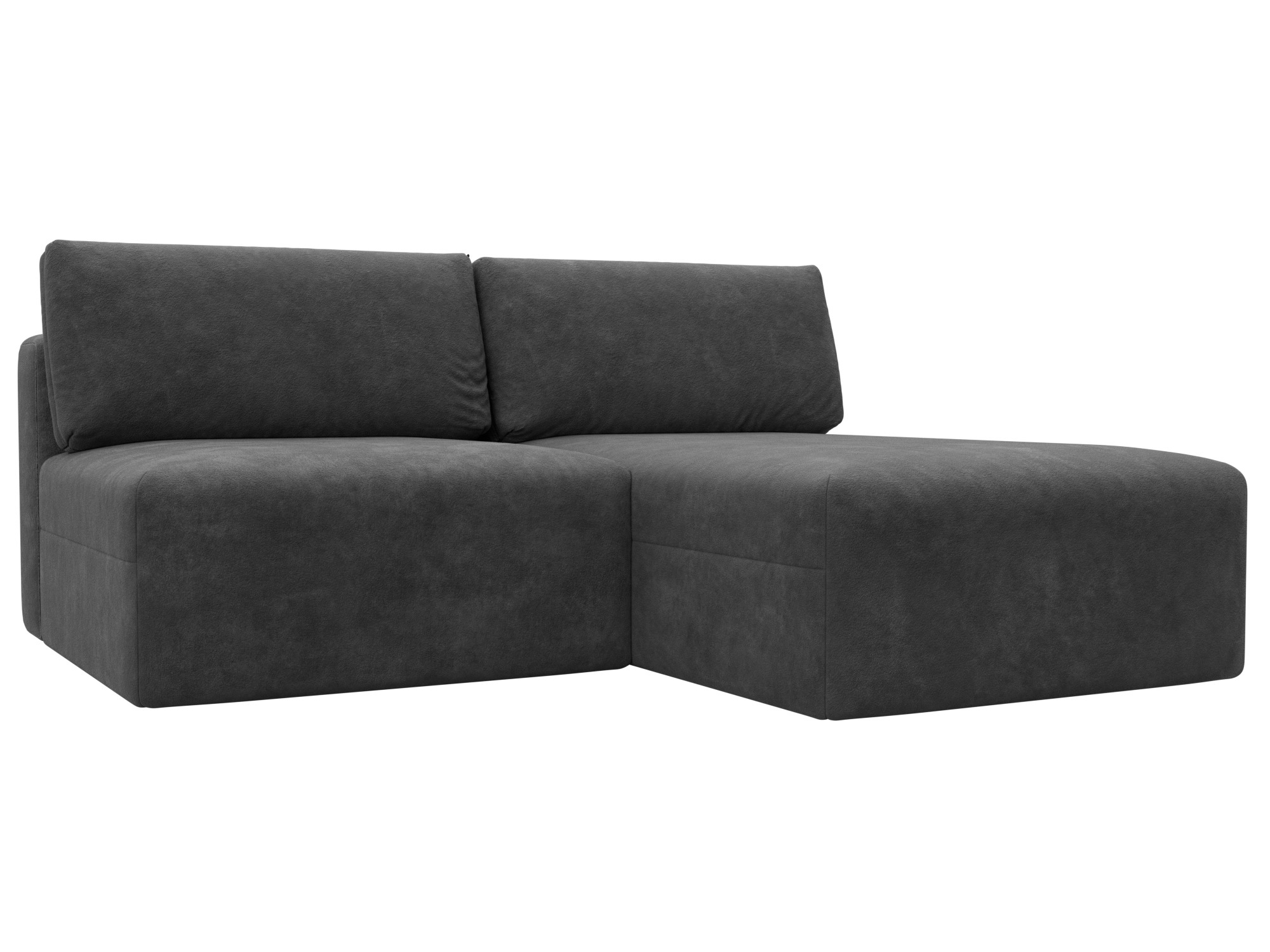 Изображение товара Диван угловой модульный Лига-060 НПБ Лига диванов 129508 200x84x187 см велюр цвет brut 16 темно-серый