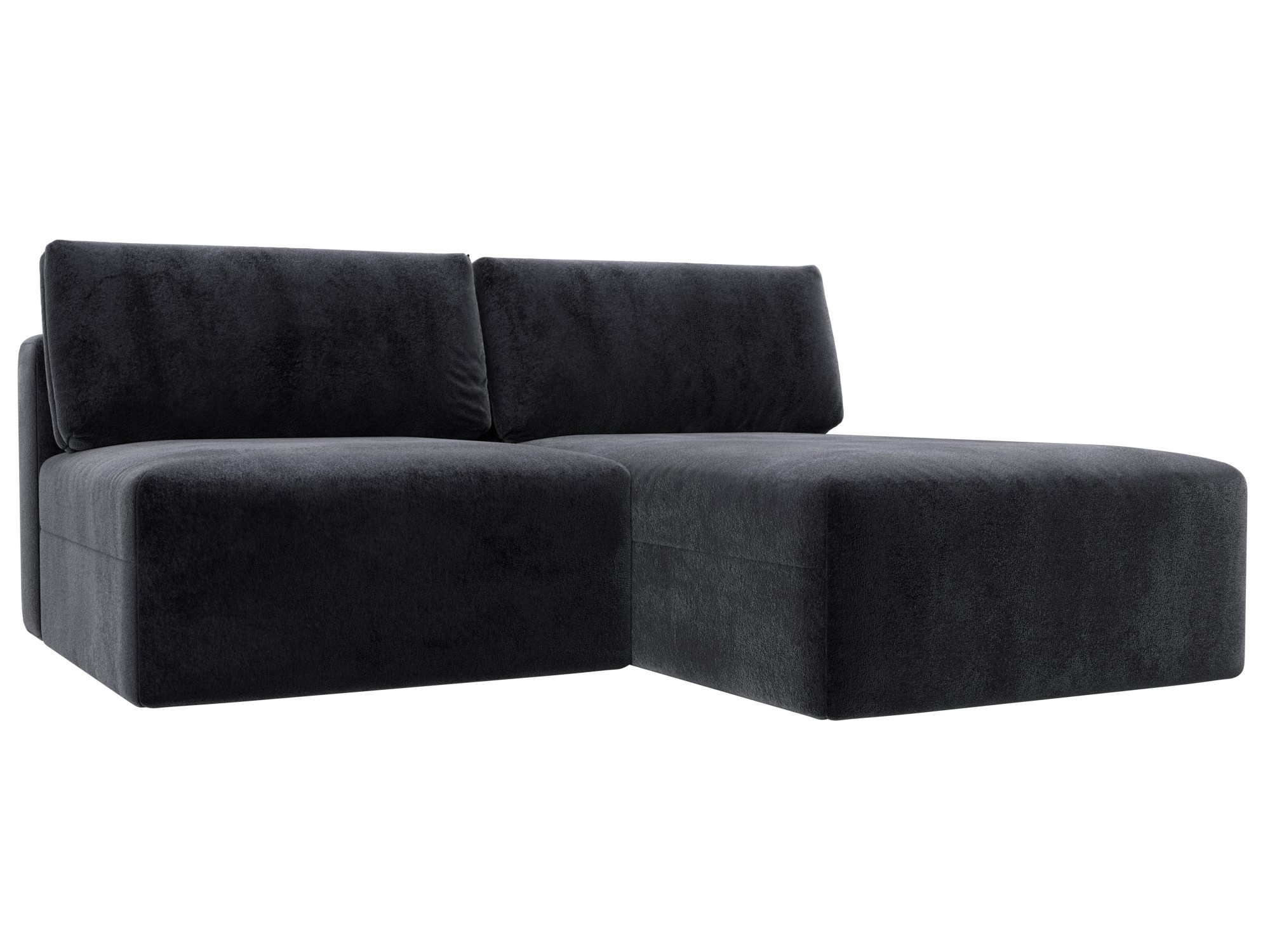 Изображение товара Диван угловой модульный Лига-060 НПБ Лига диванов 129497 200x84x187 см велюр цвет tower 11 темно-серый