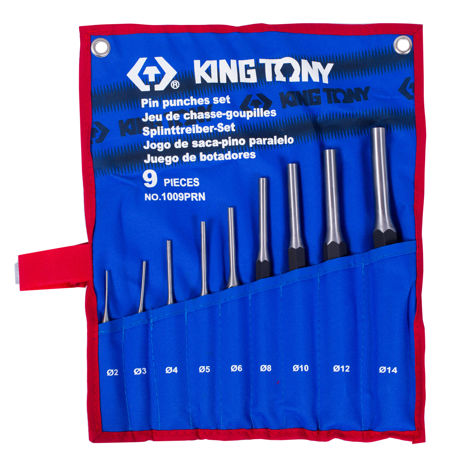 Изображение товара Набор выколоток King Tony 1009PRN, 9 предметов
