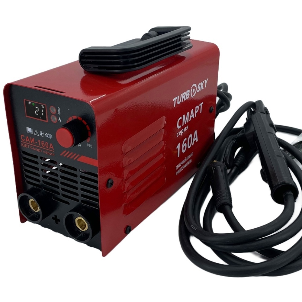 Изображение товара Инверторный сварочный аппарат Turbosky САИ-160А Смарт 160A