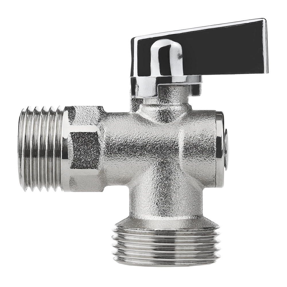 Изображение товара Кран шаровой угловой DN15 PN24 1/2"x3/4" НР латунь ручка флажок
