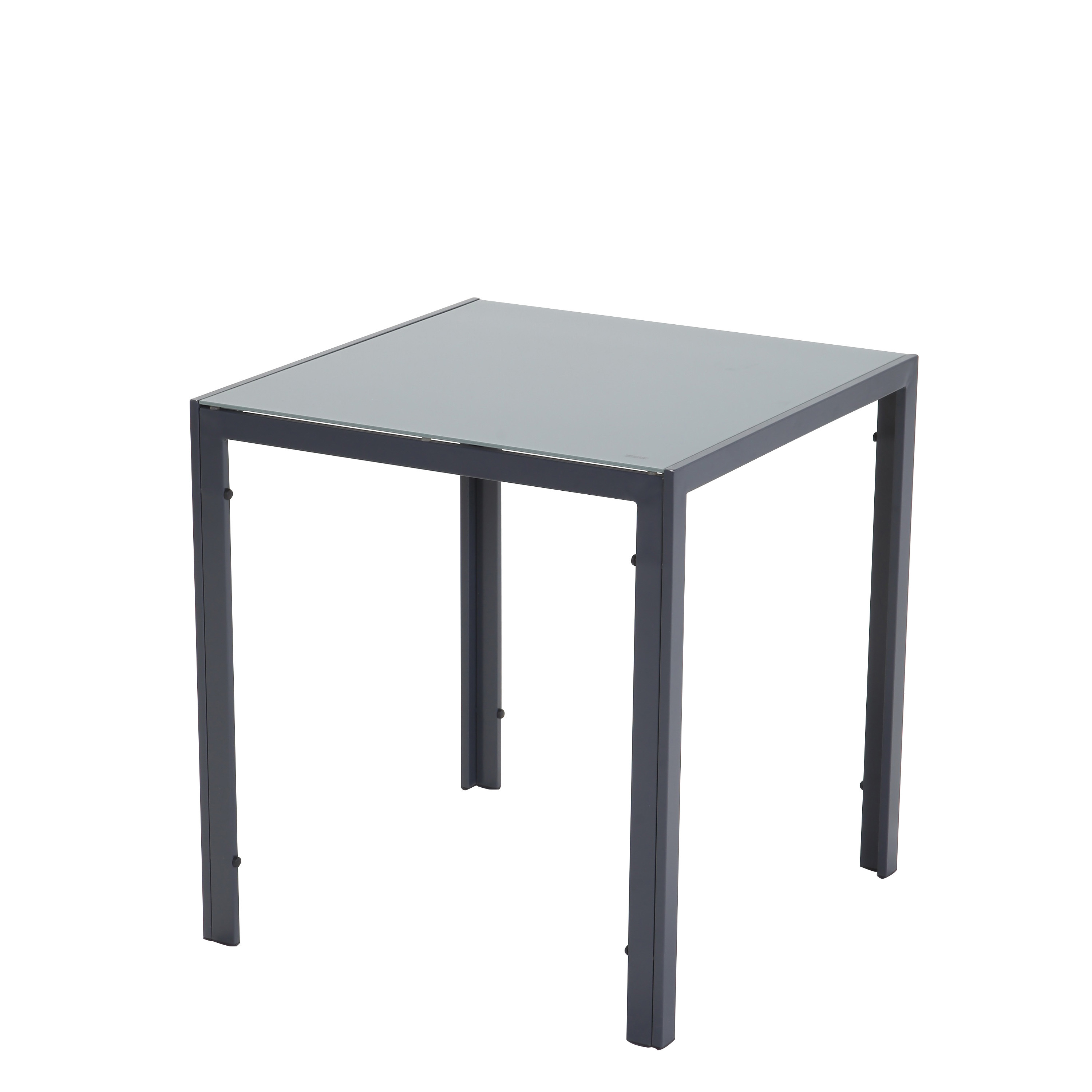 Изображение товара Садовый нераздвижной стол BEGINIA Lazo 70x70 см металл стекло бежевый