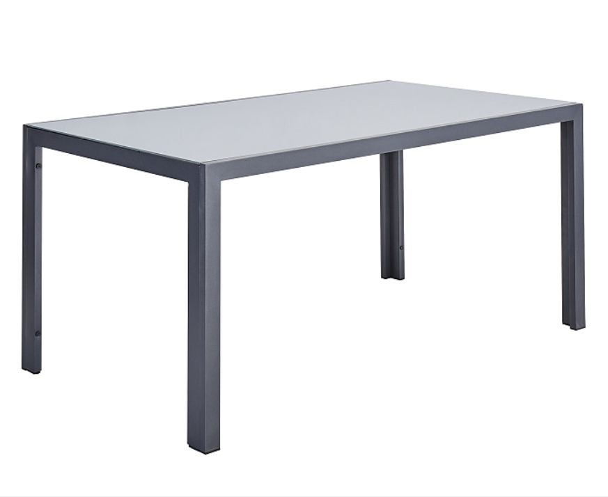 Изображение товара Садовый стол нераздвижной BEGINIA Lyra 160x90 см металл серый