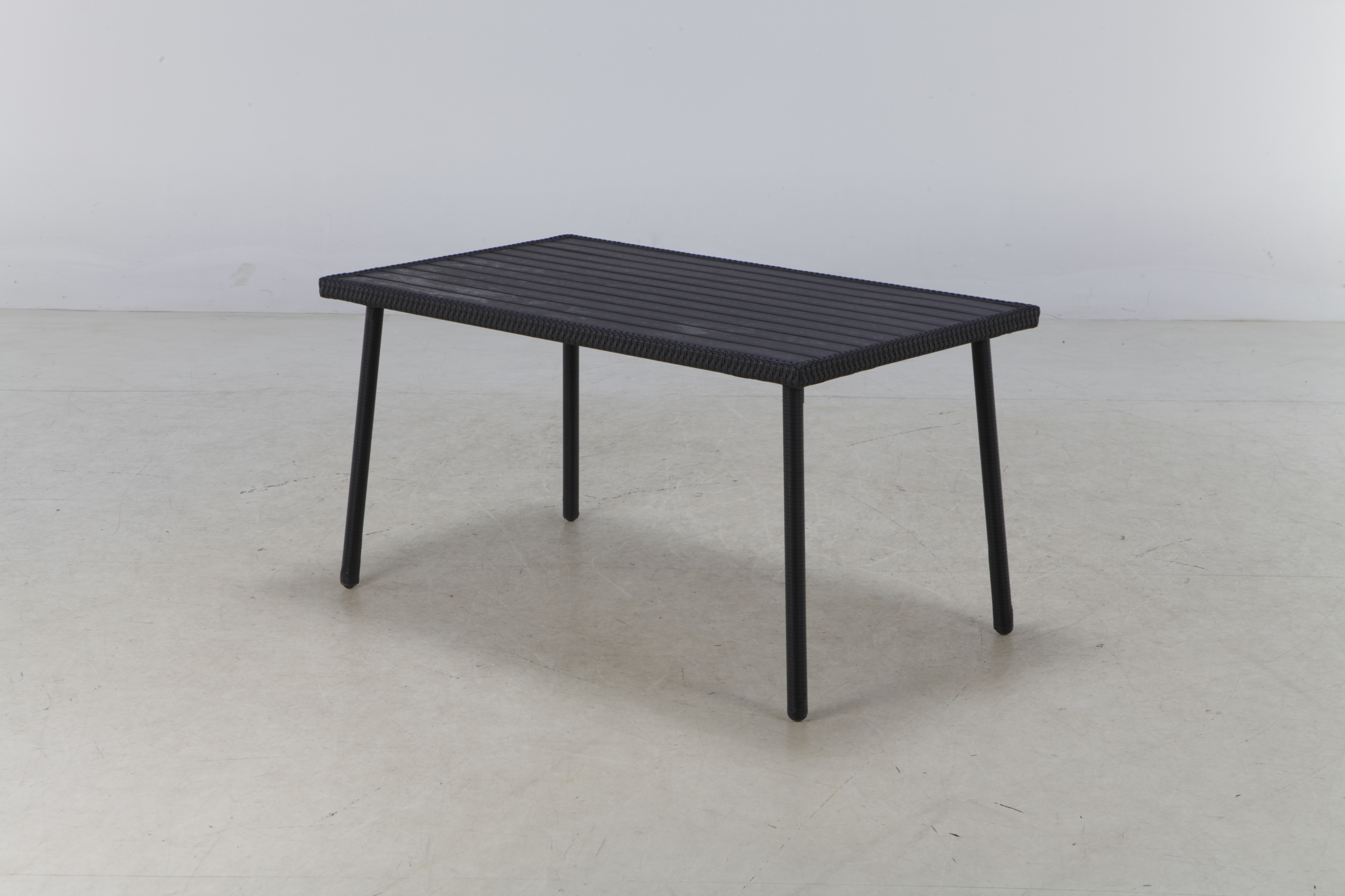 Изображение товара Несдвижной садовый стол BEGINIA Elia 140x82 см металл коричневый