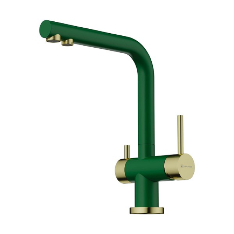 Изображение товара Смеситель Omoikiri Nagano излив 26.80 см цвет зеленый