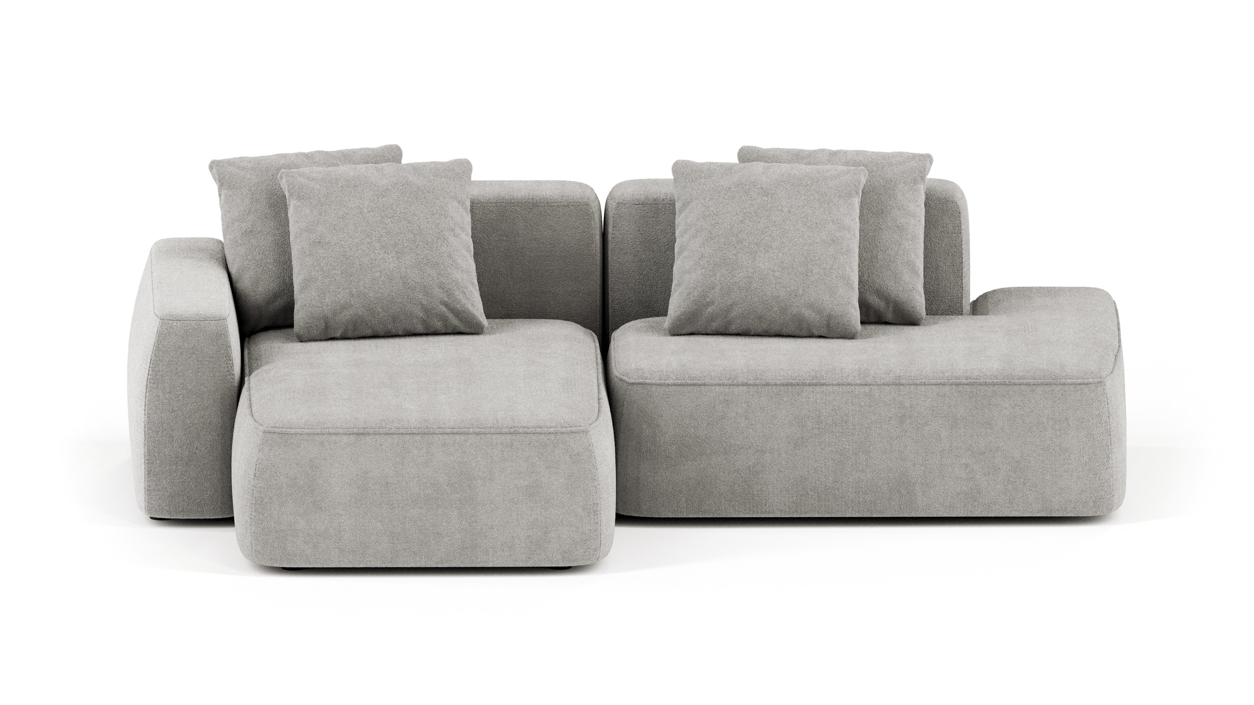 Изображение товара Угловой диван Mebelroom Норд с модульной системой и велюровым покрытием