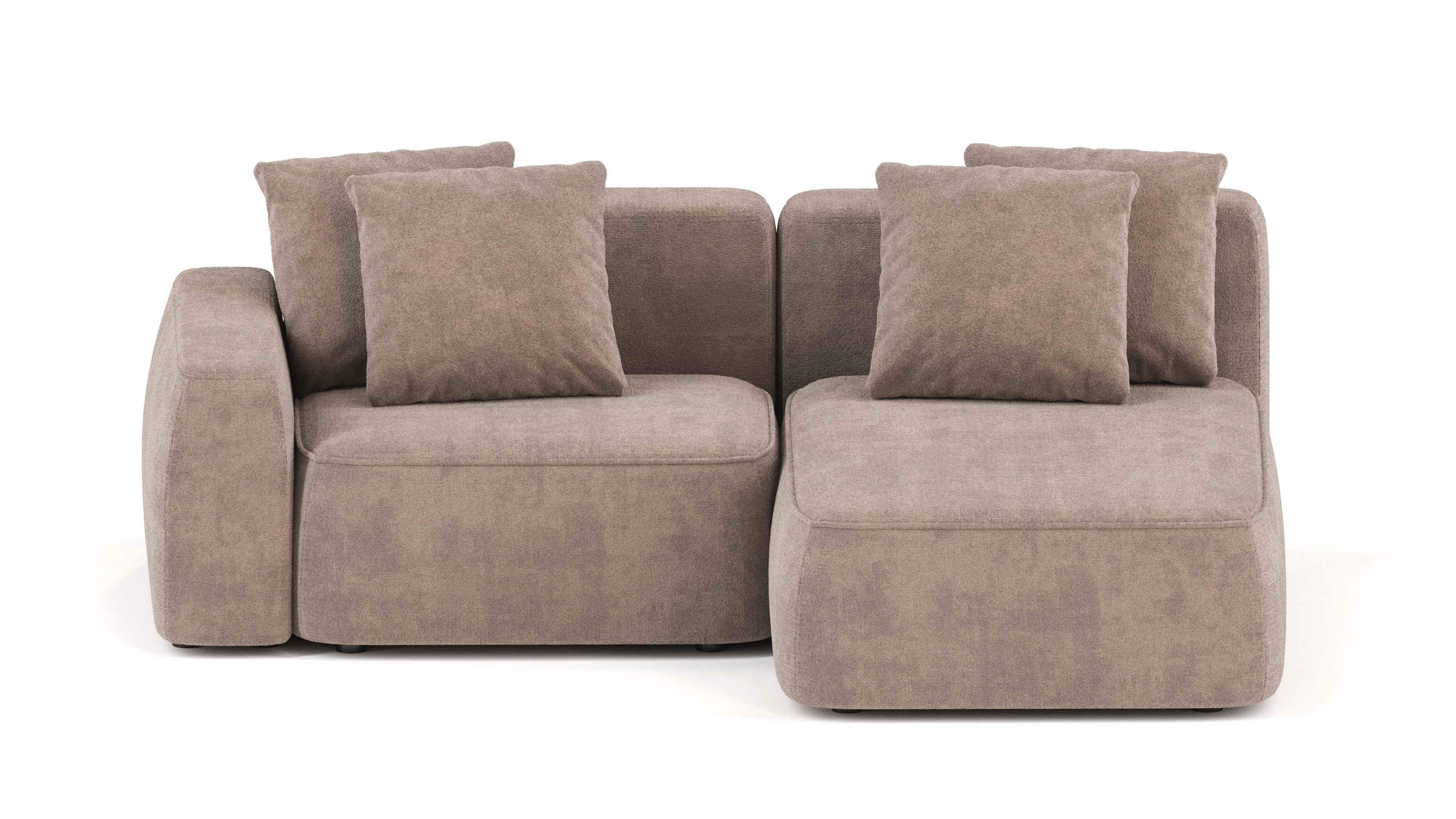 Изображение товара Диван Mebelroom Норд в стиле лофт бежевый