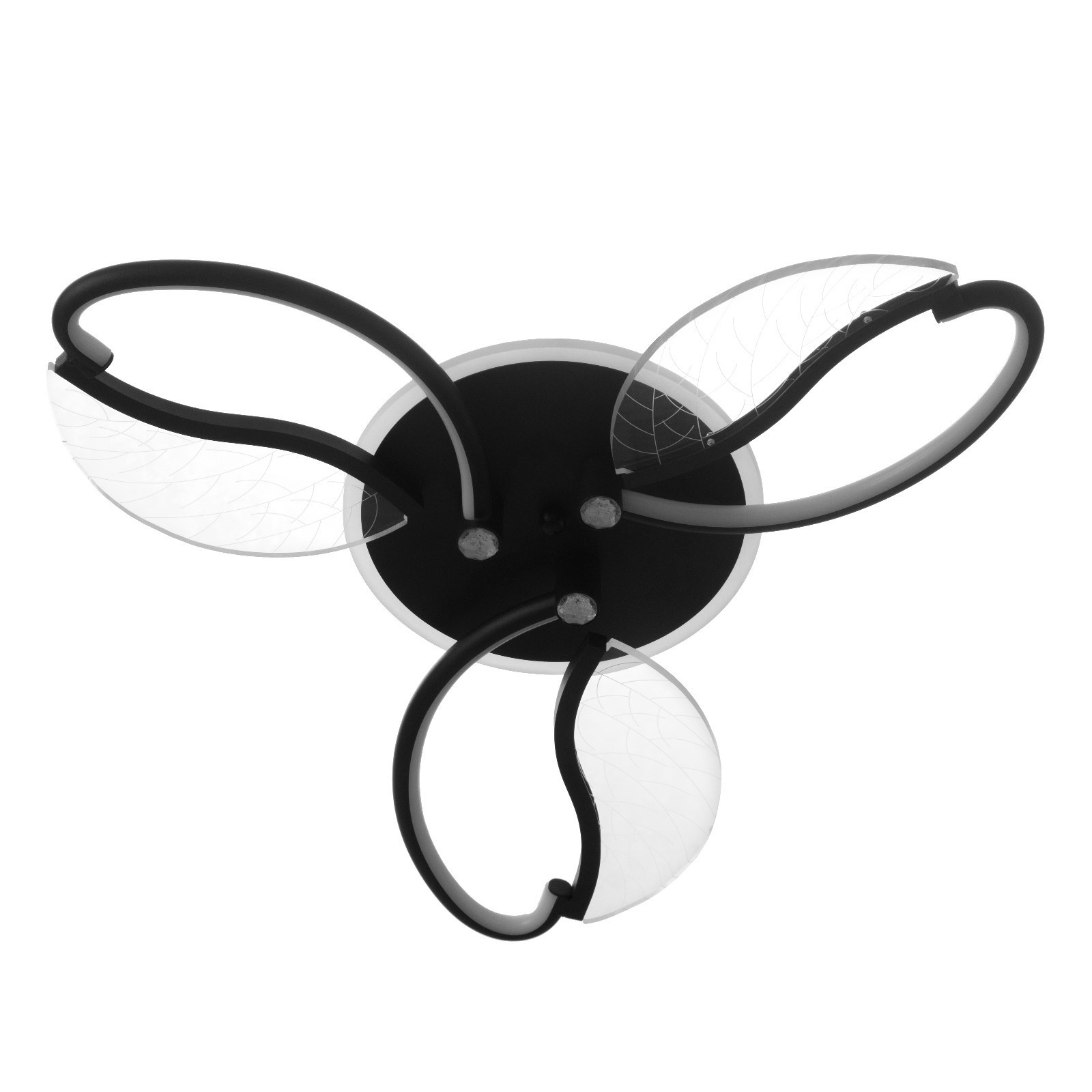 Изображение товара Люстра потолочная светодиодная Bayerlux 9644112 3 м² регулируемый белый свет цвет черный