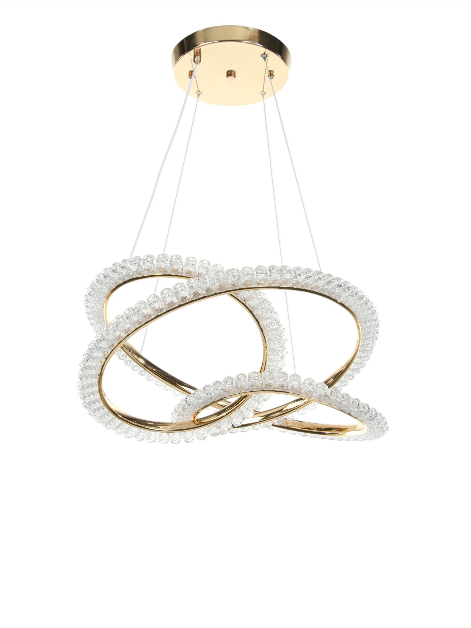 Изображение товара Люстра подвесная светодиодная Bayerlux 10534562 3 м² регулируемый белый свет цвет жёлтый/золотой