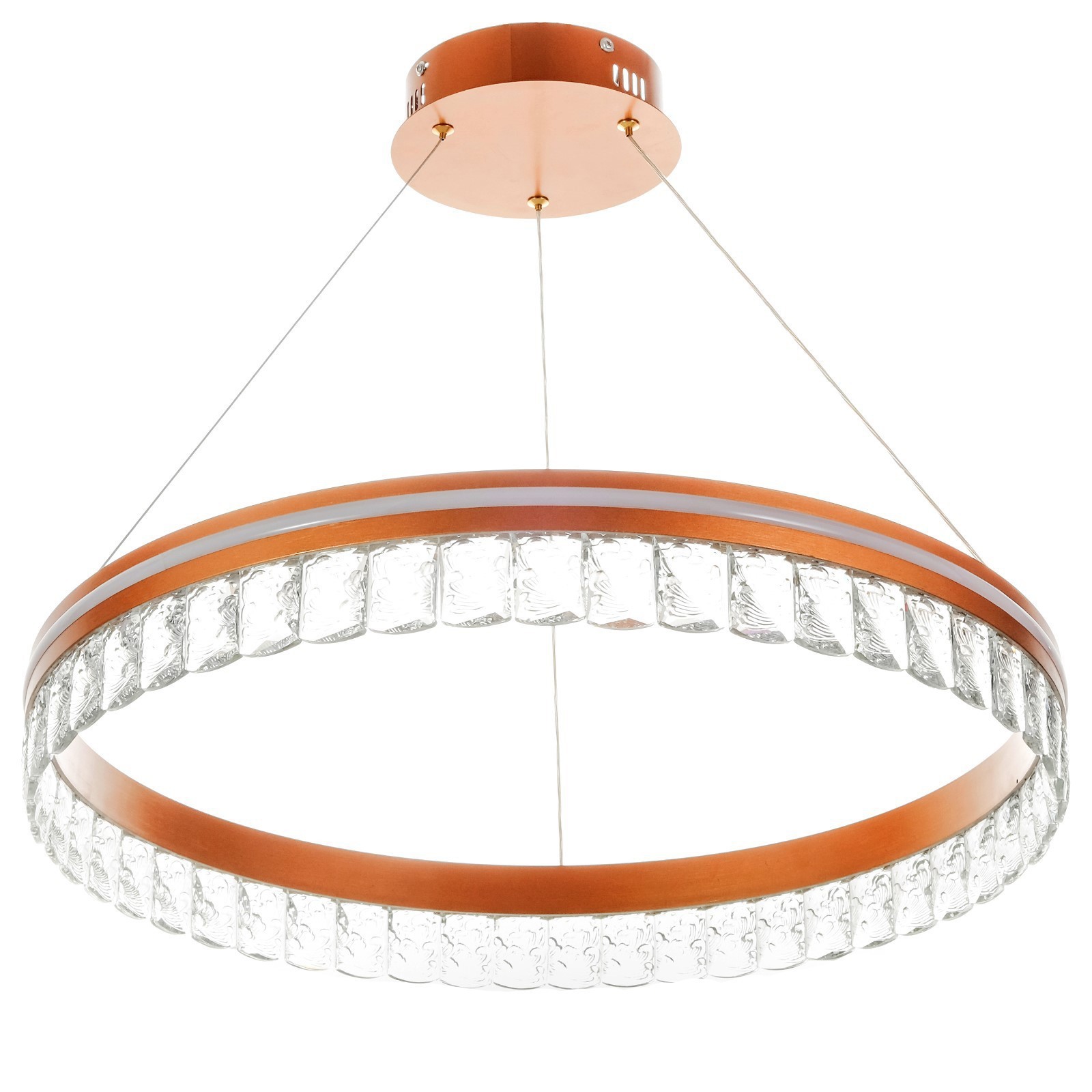 Изображение товара Светильник подвесной светодиодный Bayerlux 9227368 3 м² нейтральный белый свет цвет золотой