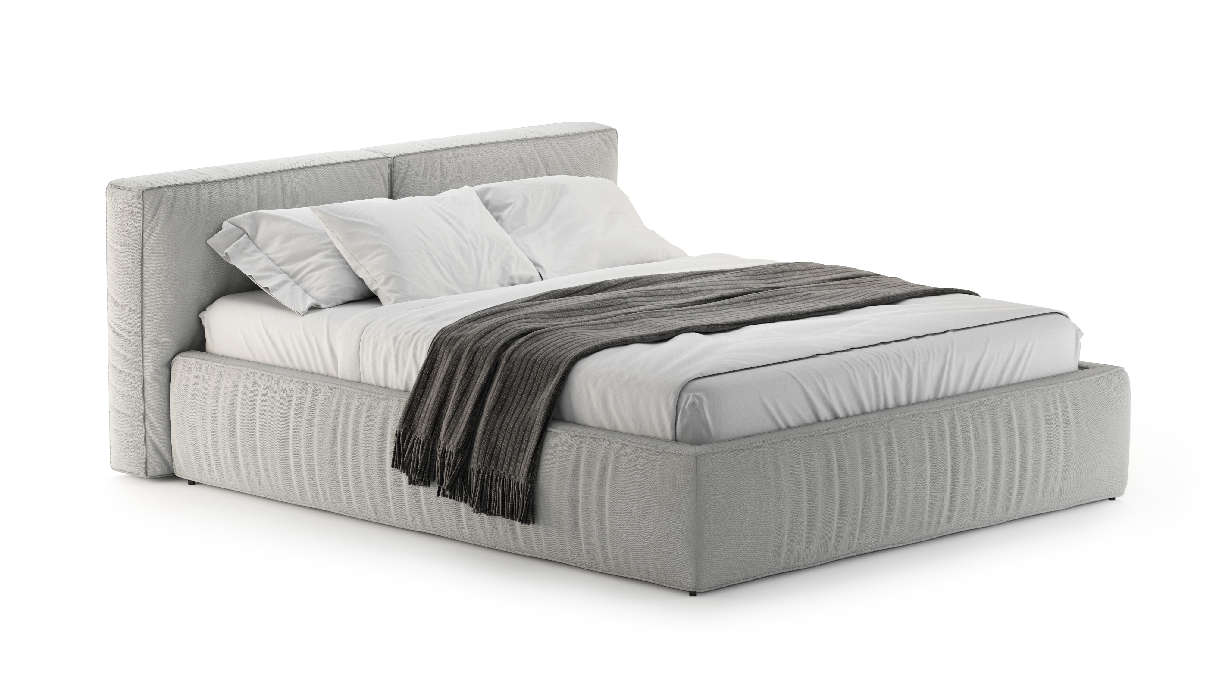 Изображение товара Кровать Mebelroom Лофт Velutto074 200x200 см с ящиками и подъемным механизмом