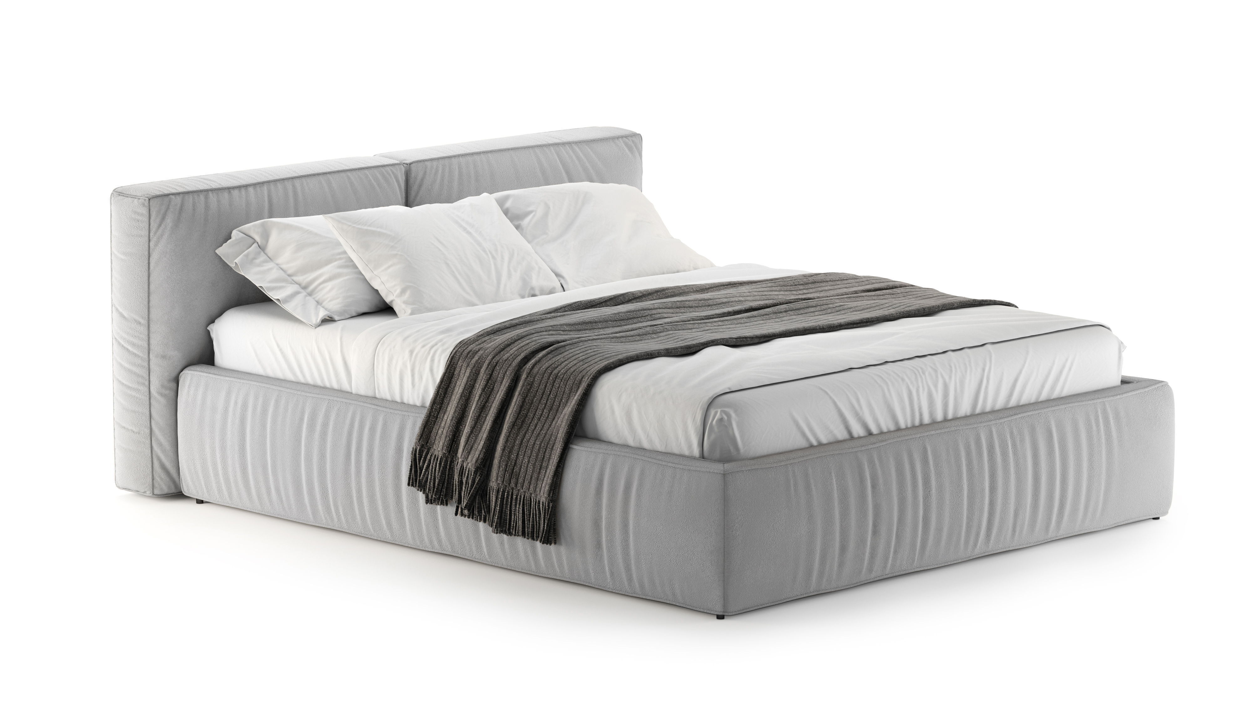 Изображение товара Кровать Mebelroom Лофт Like992 210x87x226 см с мягким изголовьем и подъёмным механизмом