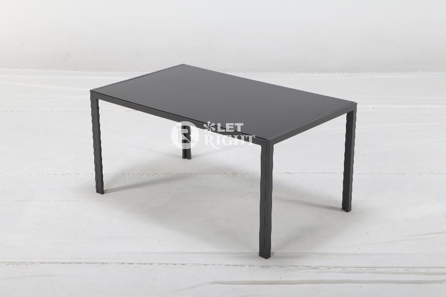 Изображение товара Садовый стол нераздвижной BEGINIA Lazo 140x70 см металлический бежевый