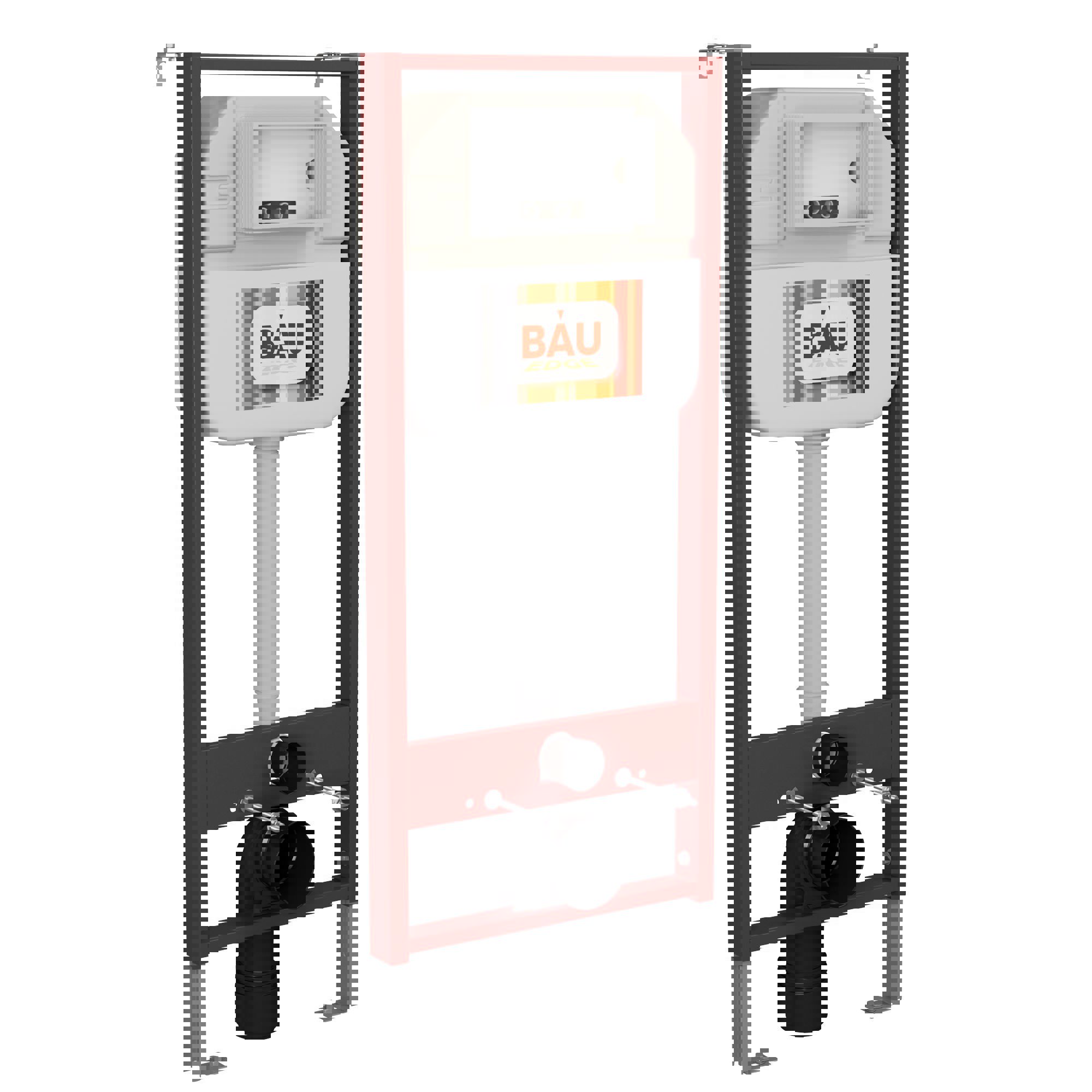 Изображение товара Комплект BAUEDGE NEO45700-БЛ0002: инсталляция и унитаз безободковый