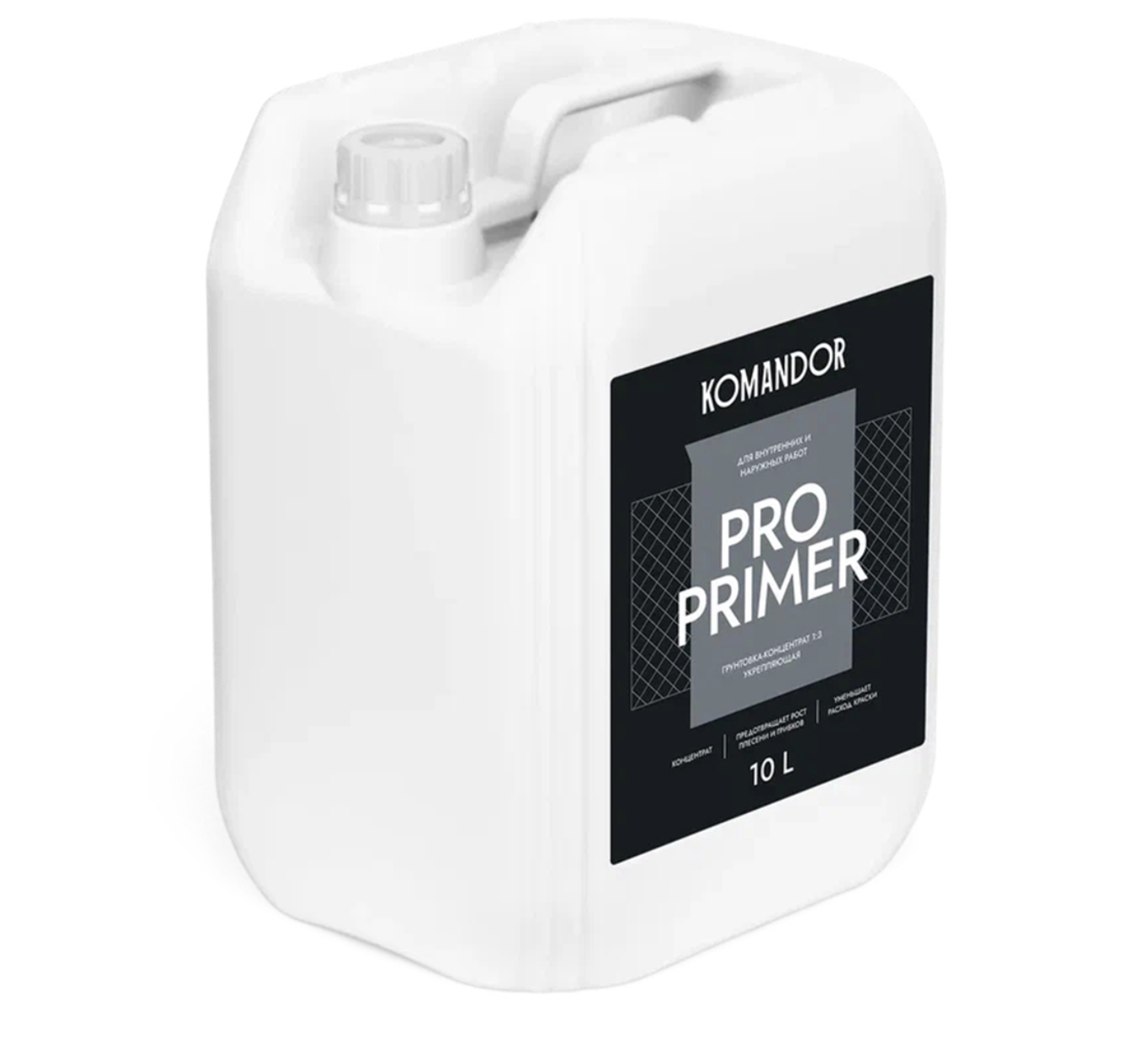 Изображение товара Грунтовка Komandor Pro Primer концентрат универсальная 10 л Изображение товара Грунтовка Komandor Pro Primer концентрат универсальная 10 л