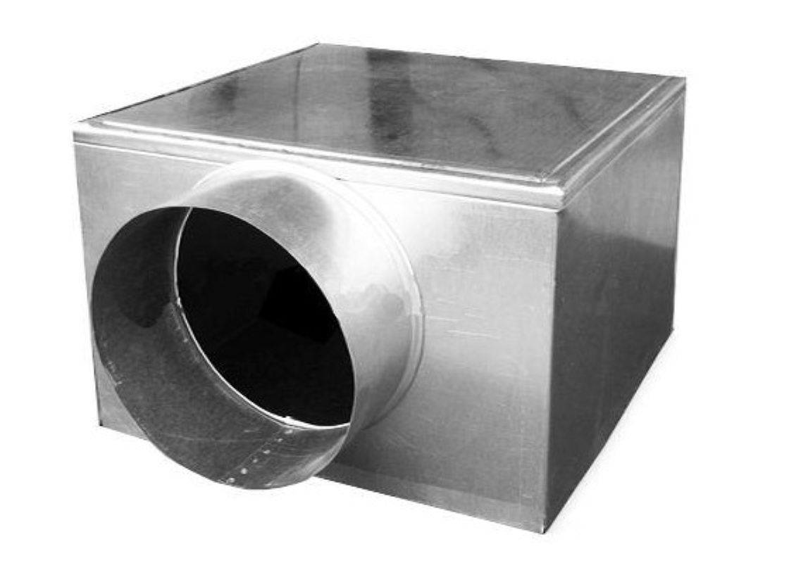 Изображение товара Адаптер под решетку Шамрай KCD 600x600 мм D120 мм оцинкованная сталь цвет серый