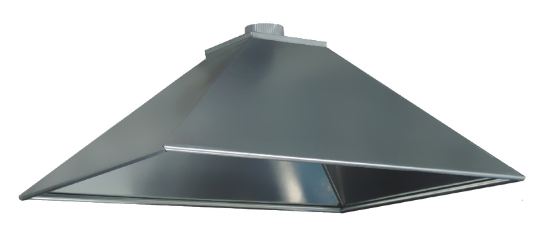 Изображение товара Зонт купольный Шамрай 1000x500 мм D160 мм оцинкованная сталь цвет серый