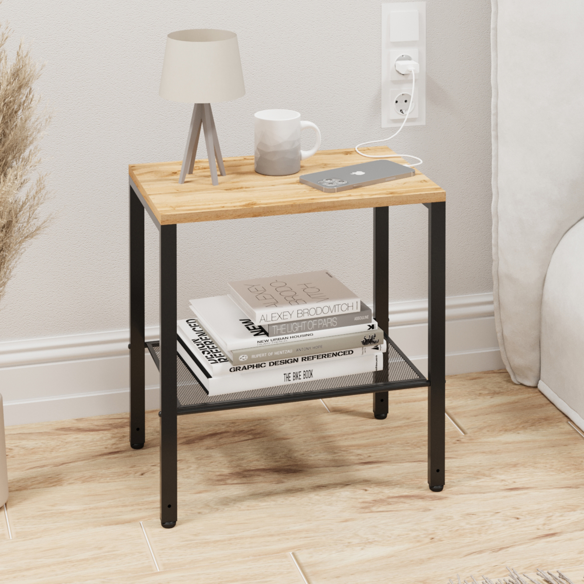 Изображение товара Тумба прикроватная ЗМИ Торонто 12Л черная